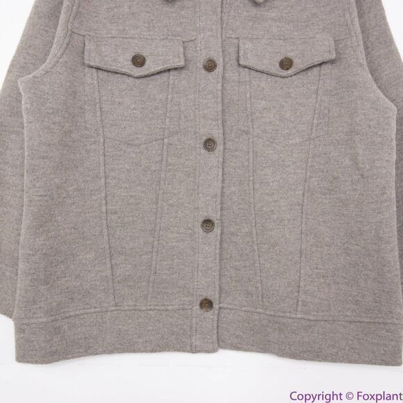 NEW Madewell Boiled Wool Bridgman Sweater-Jacket, L‎ - Picture 5 of 16
